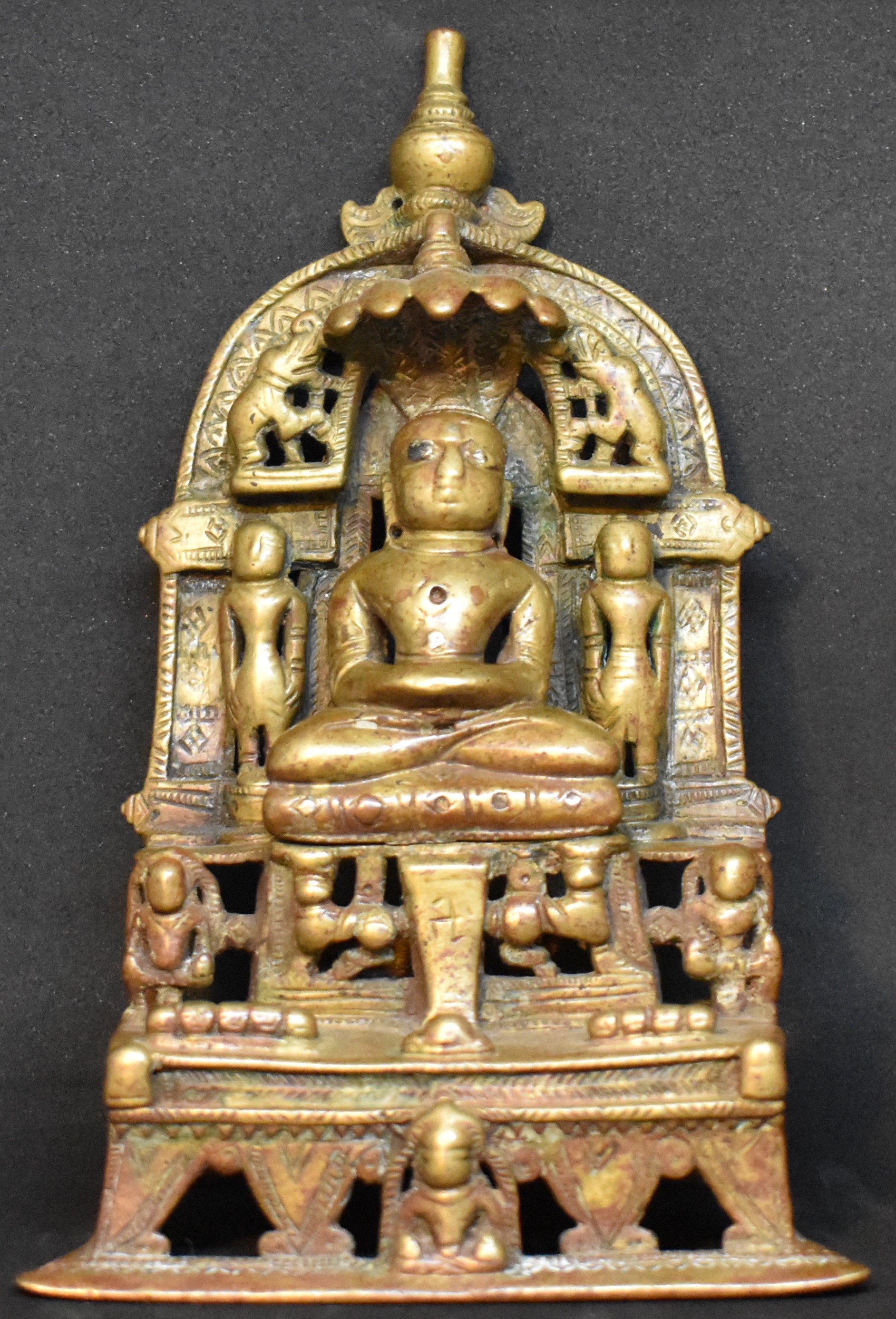 Sacred portrait of Suparshvanatha Bhagwan, the Seventh Jain Tirthankara
